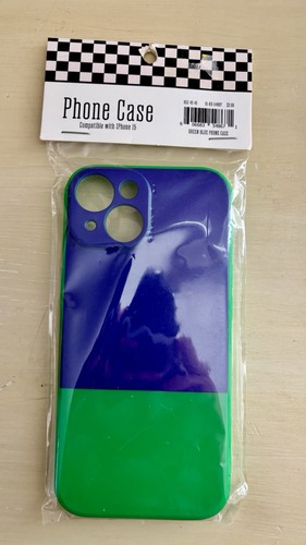 Custodia iphone verde blu - iphone,