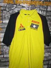 VINTAGE Mitsubishi motors Pirelli jersey shirt trikot maillot  rally auto '80s