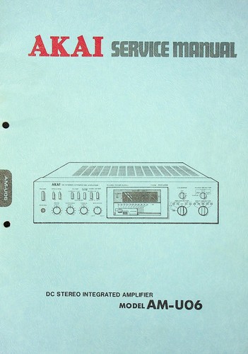 Service manual akai u06 - manual,