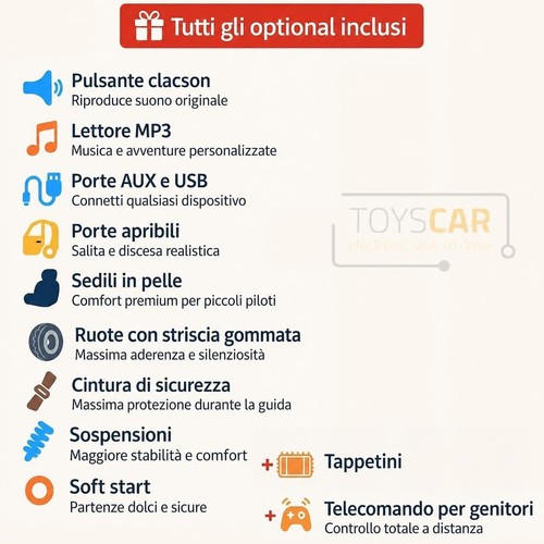 Auto elettrica bambini jeep - elettrica,