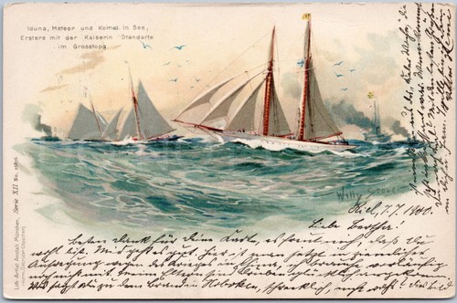 Postcard 1900 willy stower - postcard,