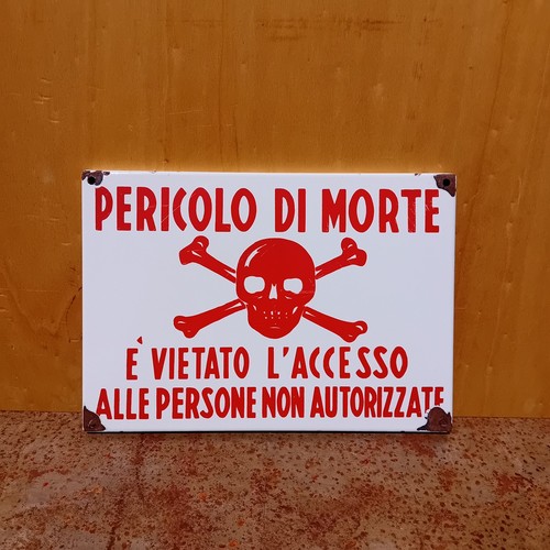 Insegna tabella smaltata - insegna,