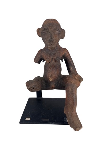 Statua africana terracotta - statua, in