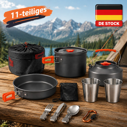 Set stoviglie campeggio 11 - da,