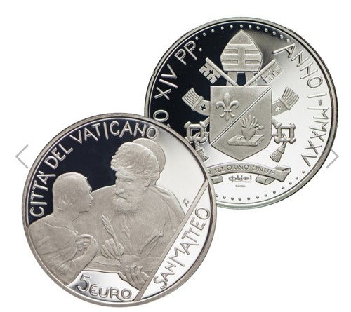 2025 vaticano 5 - euro, ag