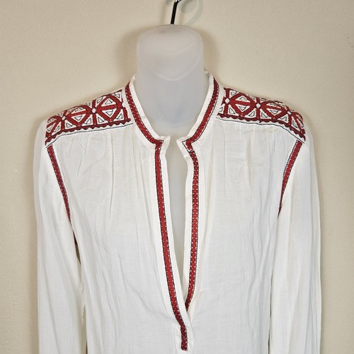 Camicetta bianca boho - , ricamata