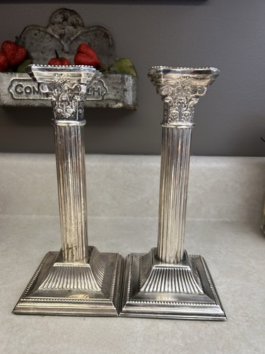 Antica coppia candelabri - coppia, di