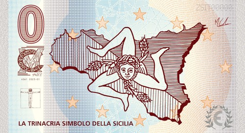 Banconota euro zerosouvenir - banconota,