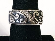 Anello Balfor Cubic Zirconia Acciaio Inox 2015 Laurea Grande Evento