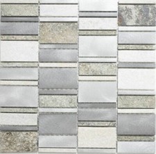 Mosaico Quarzite/Alluminio Mix