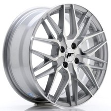 Cerchio in Lega Japan Racing JR28 17x7 ET35 4x108 Grigio Fronte Spazzolato - JR