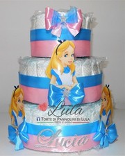 Torta Pannolini Cartoons