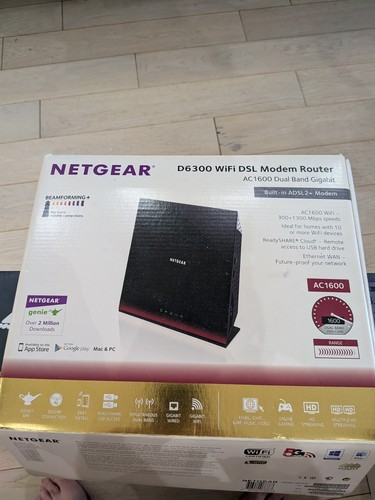 Netgear d6300 modem router - d6300-modem,