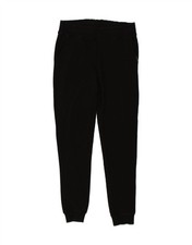 SCORPION BAY Tuta Donna Pantaloni Joggers UK 12 Medium Nero Cotone UR07