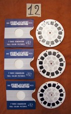 3 dischetti View Master 1992 a b c world's fair brussels 1958 BRUXELL BELGIO L12