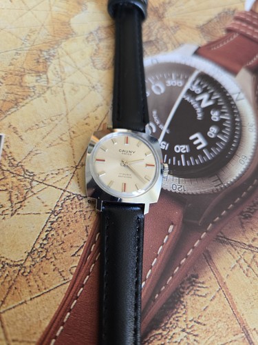 Reloj vintage cauny 17rubis - reloj,