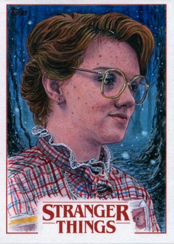 Carta schizzo topps stranger - schizzo,