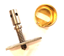 Giunzione Angolare per Mobili Incasso  in Acciaio Ottonato mm. 30x14 Pz. 4 VITEL