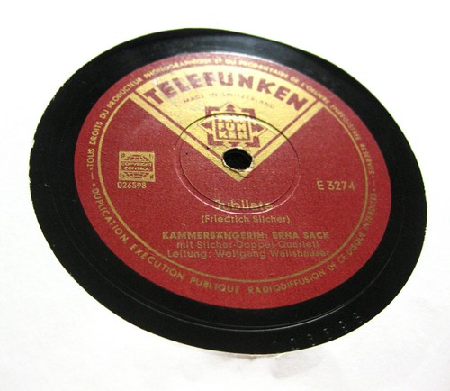 Erna sack jubilate - sack, (silcher)