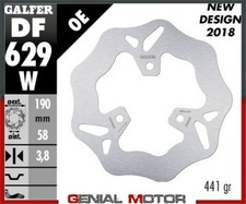 Galfer Disco Freno Posteriore Wave Fixed 190X3.8 Aprilia Sr 50 Stealth 1997>1999