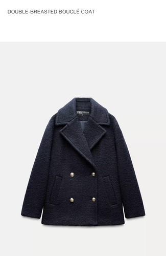 Zara double breasted boucle - double,