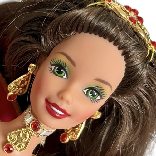 Holiday barbie bruna - tono, oro