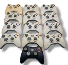 ⚡Xbox 360 Controller 13x Wireless Originale Bianco Nero Testato⚡