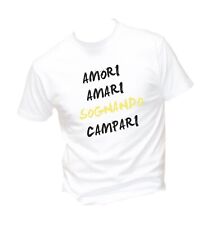 Maglia T-shirt Uomo & Bambino - Amori amari sognando campari