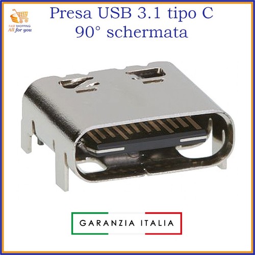 Presa connettore usb - usb, c