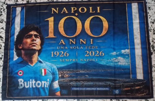 Bandiera napoli centenario - bandiera,