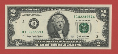 Stati uniti dollari 2003 a - 2,