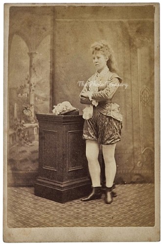 Cdv burlesque dancer - cdv,