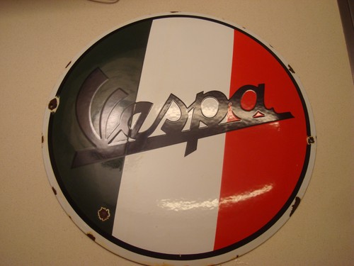 Tabella insegna vespa - tabella/insegna, piaggio