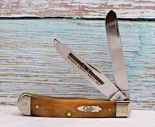 Coltello Case Trapper 2011 Anguria Osso Bomba Scudo Scorrato SET COME NUOVO 6254 1/250
