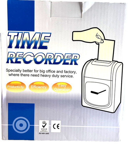 Time clock punch machine con - clock,