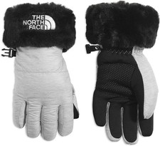 Guanti NUOVI TNF The North Face bambini ragazze Mossbud Swirl Etip foderati in pelliccia sintetica grandi