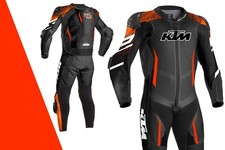 KTM Tuta racing pelle moto