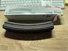 6 Märklin C-RAIL 24230 Binari Curvi 437,5 Mm 30° Buone Condizioni In OVP