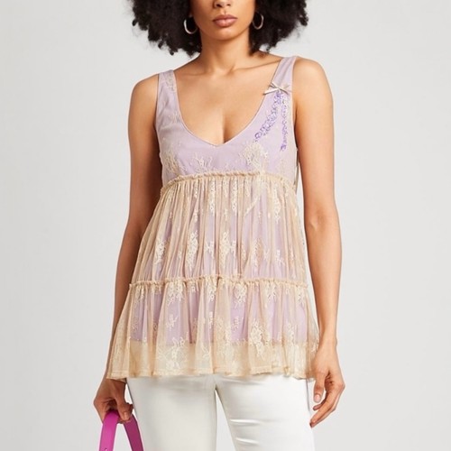 Top donna twinset senza