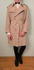 Bugatti trench doppiopetto cappotto coat marrone taglia 26=54 (taglia ridotta