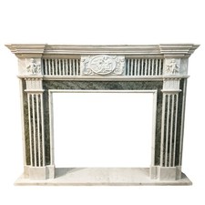 Camino Scolpito Greche Marmo