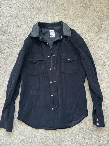 Camicia zara usata velluto - camicia,