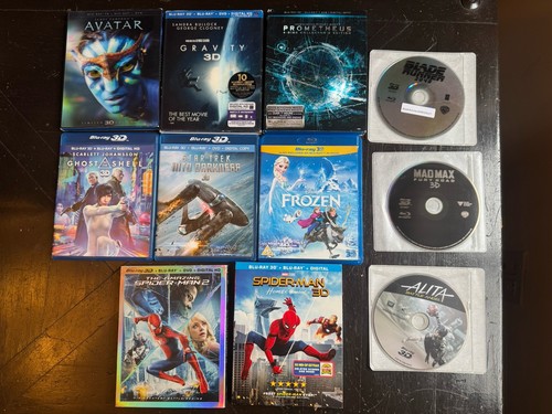 Lot blue rays - 3d,