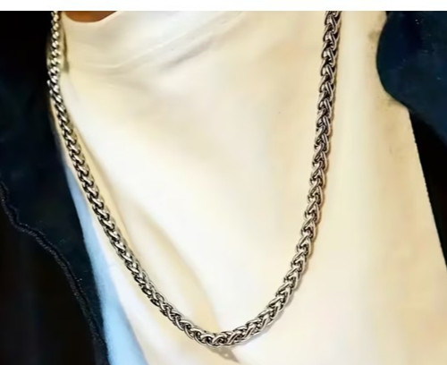 Collana catena acciaio - inox, da