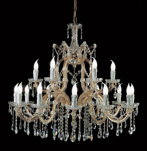 Lampadario stile maria teresa - lampadario,