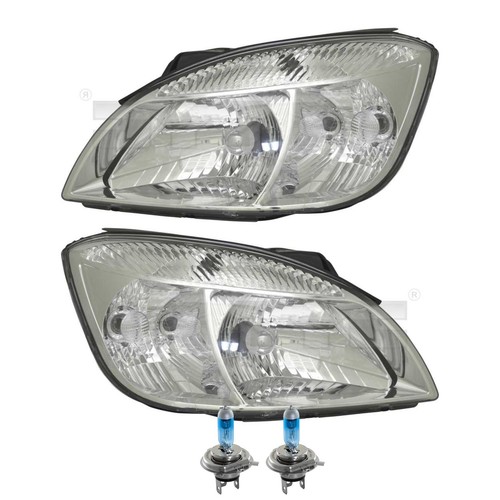Set fari cromati - set, di