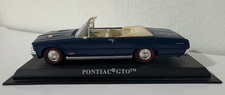 Modellino auto Pontiac GTO blu - scala 1/43