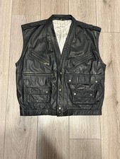 Gilet pelle vintage uomo - pelle,