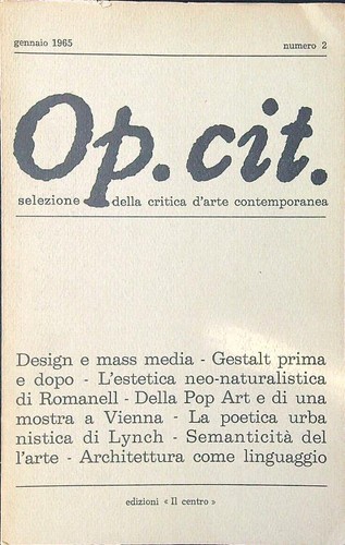 Cit numero gennaio 1965 - op.cit.,