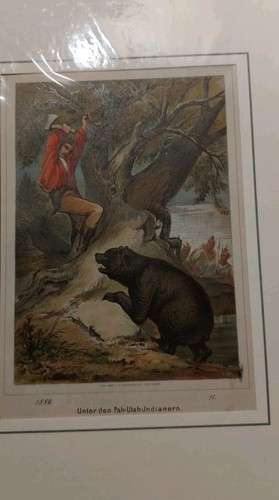 Caccia litho colori scena di - caccia,